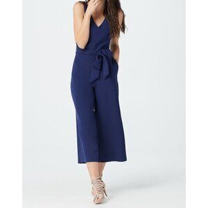 New - Sam Edelman Cropped Jumpsuit Navy Women Size 10